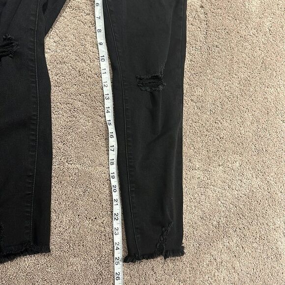 Kancan distressed black skinnies size 7/27 - Picture 6 of 6